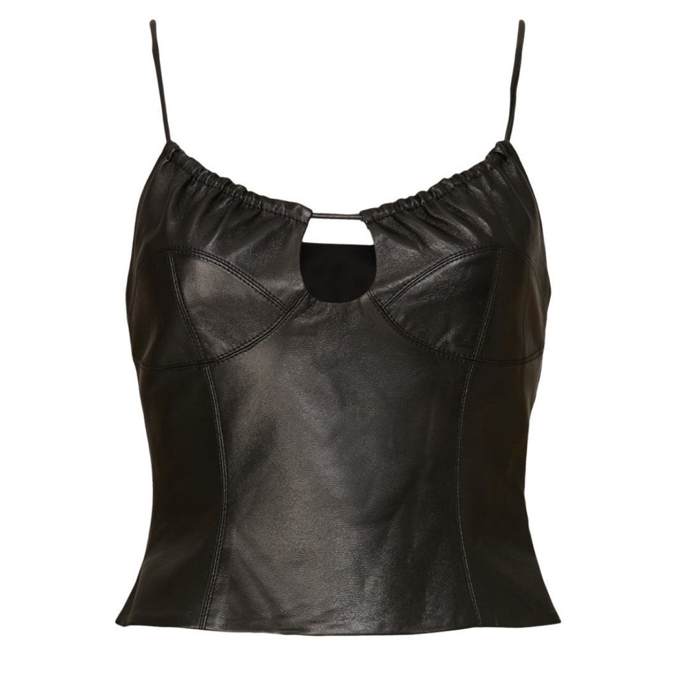 AYA MUSE Leather camisole. Very buttery soft. Awesome for date or party wear.